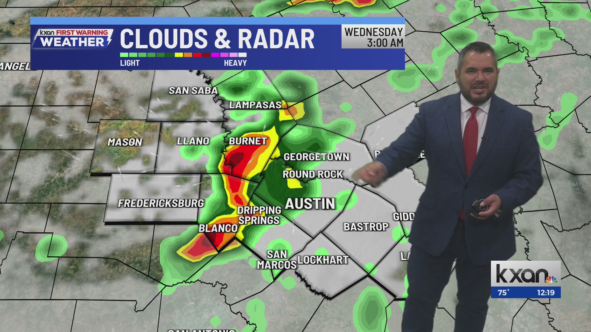 Clouds and heat today but rain kicks off overnight | May 5 KXAN weather ...