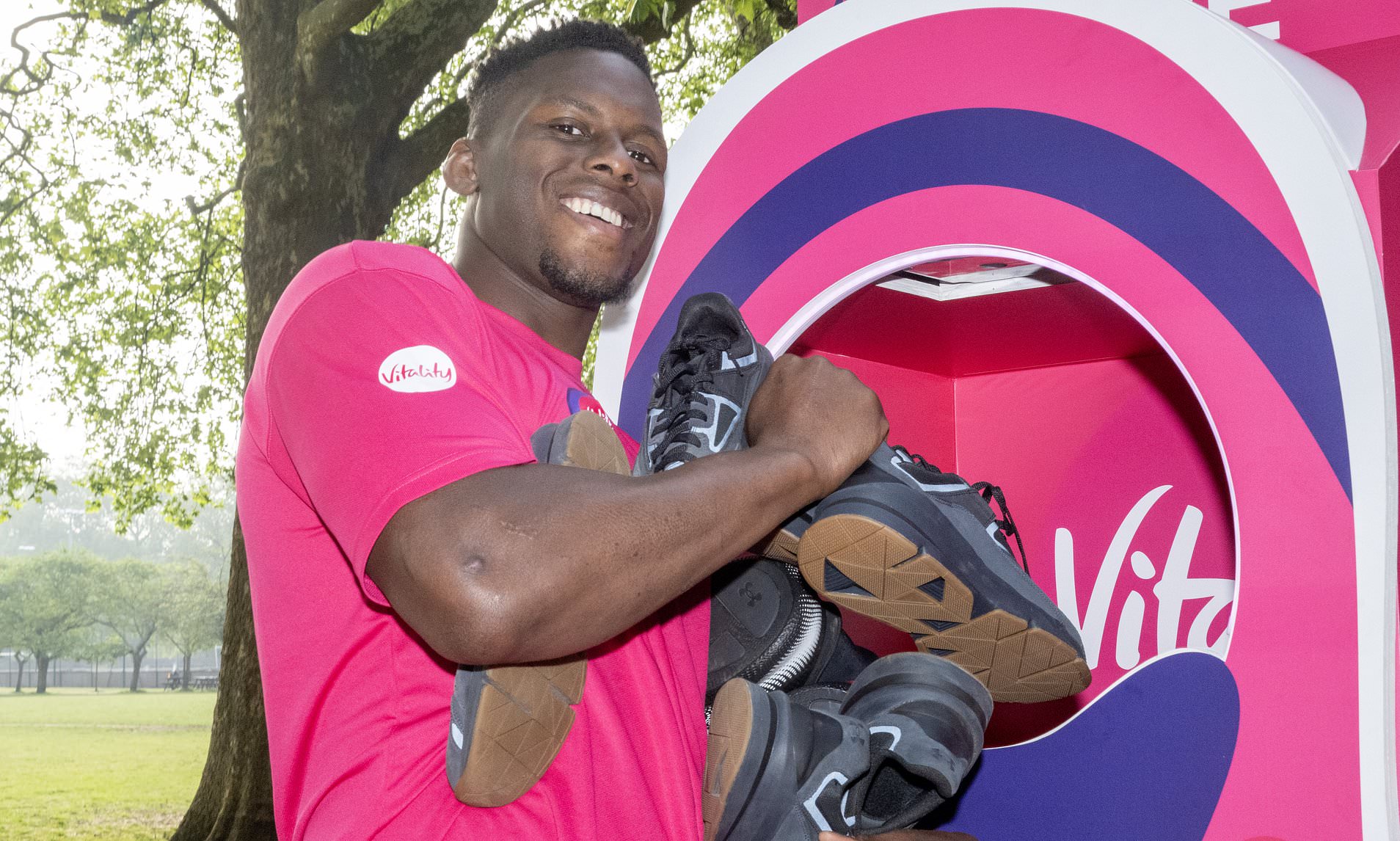 England rugby captain is kicking off campaign to get Brits running