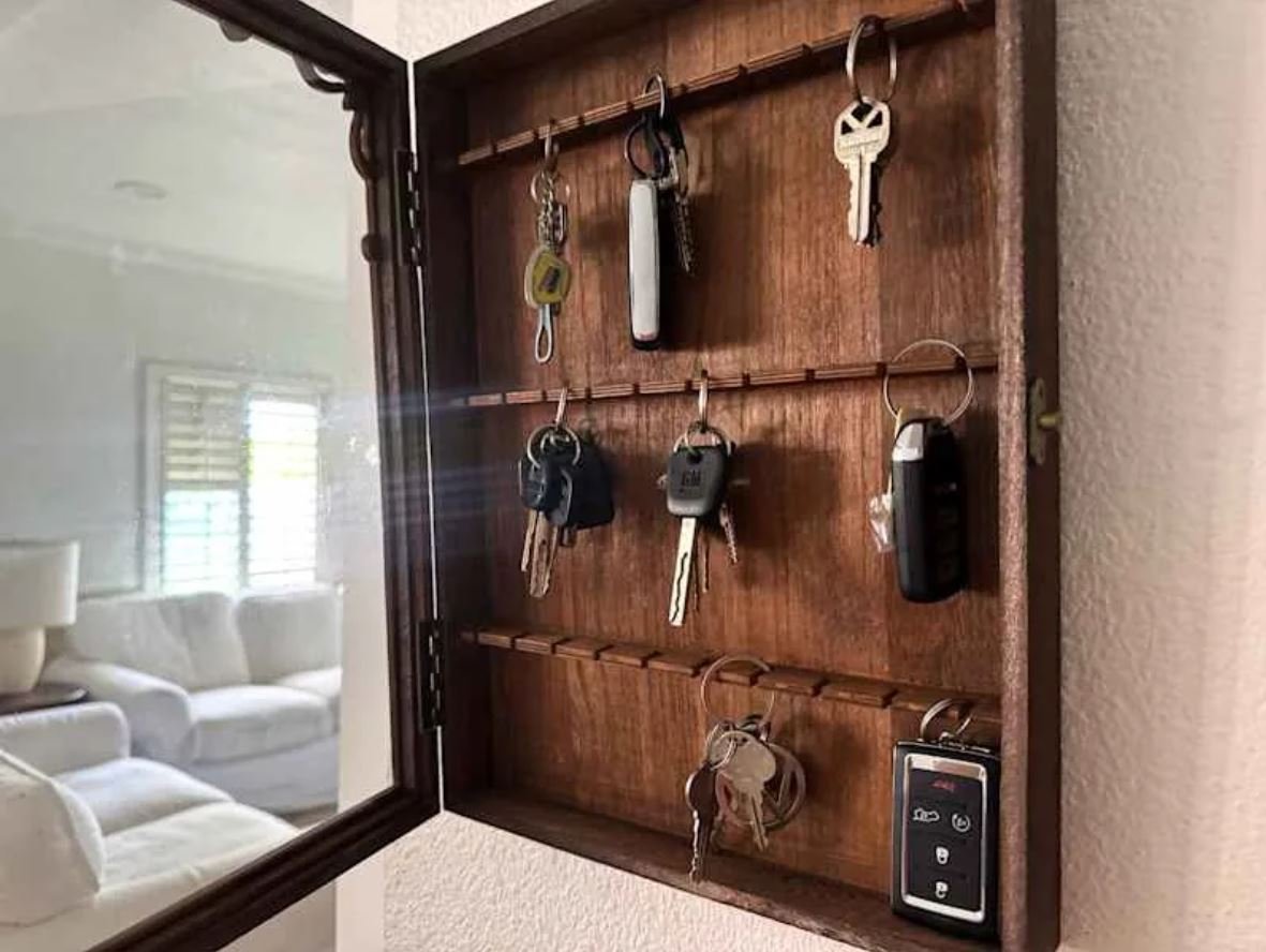 I have spoon rack on my hallway wall, and it’s the prettiest storage ...