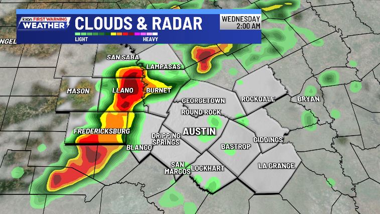 Strong storms possible overnight and later Wednesday