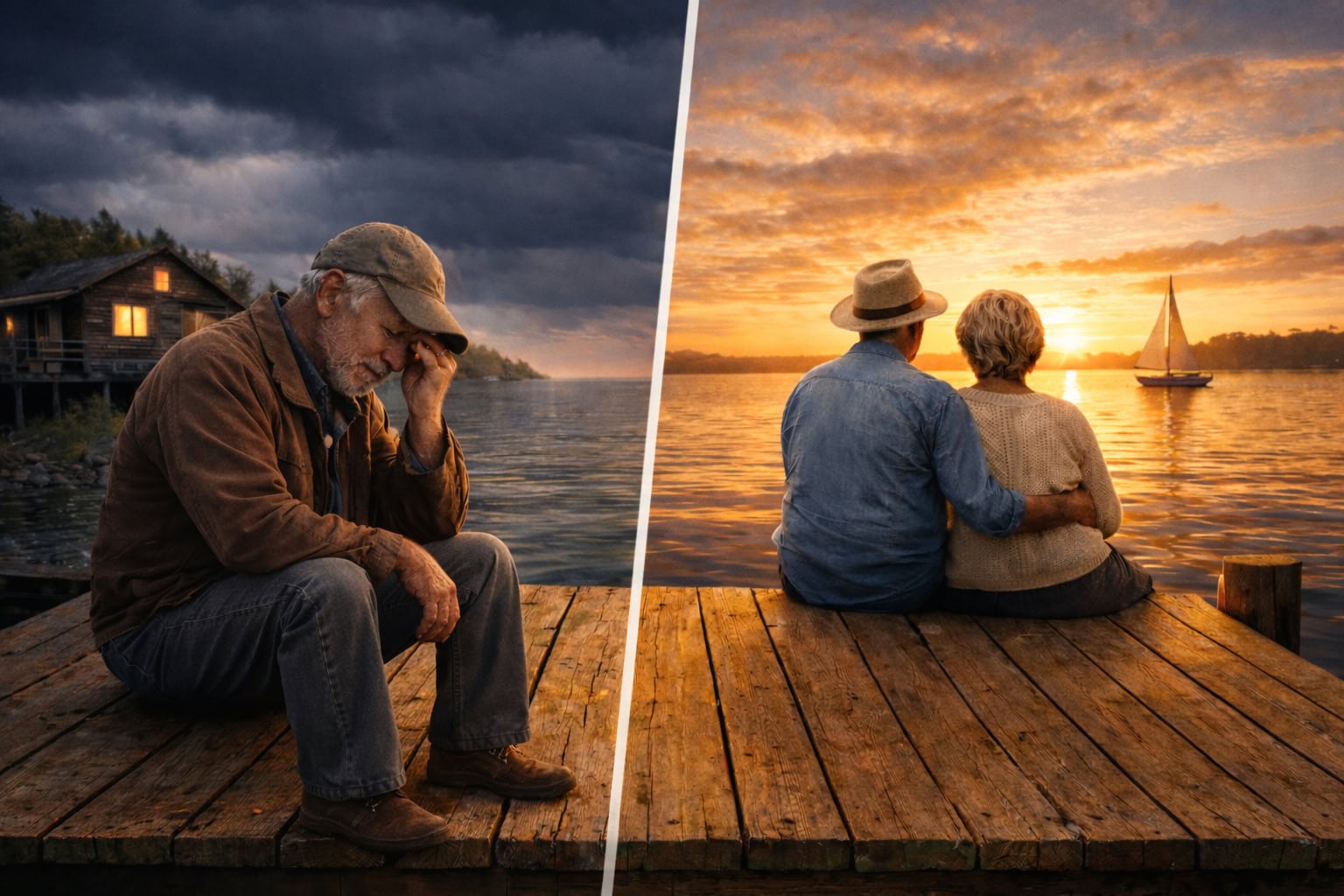 Two different retirement fates