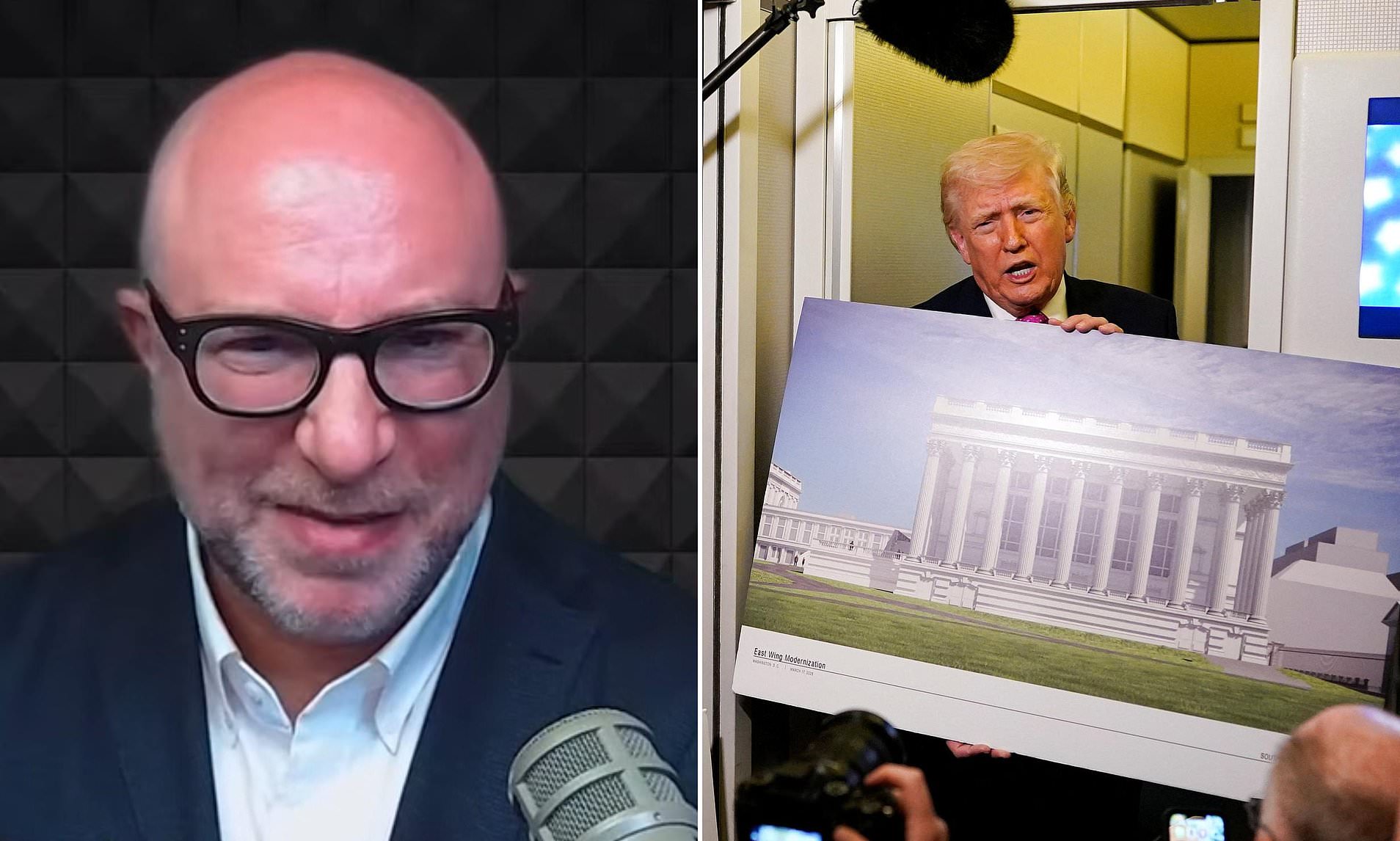 Liberal podcaster shares conspiracy theory about Trump's controversial ...