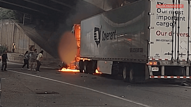Dashcam video shows moments before fatal I-71 semi crash, heroic ...
