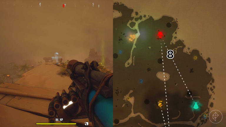 All Far Far West desert grave locations