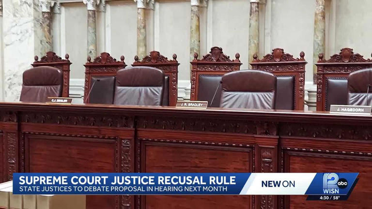 Wisconsin Supreme Court to consider new recusal rules for judges