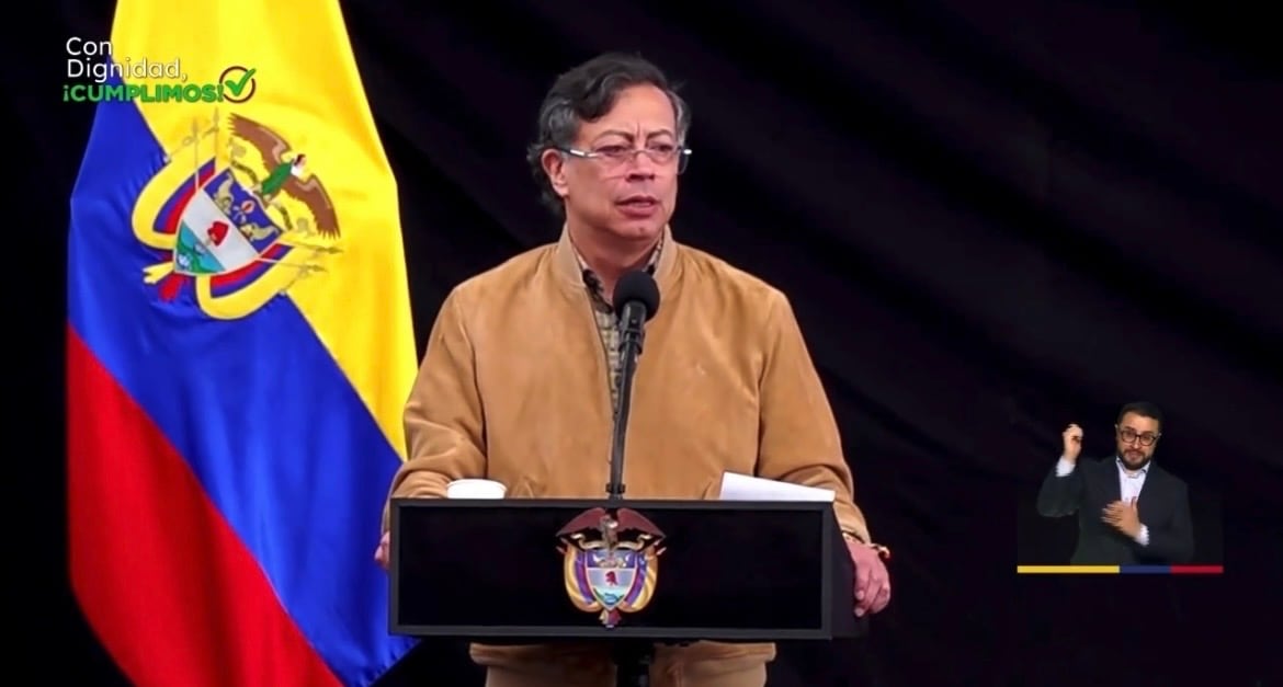 Gustavo Petro habló desde la Universidad Nacional en medio de un ...