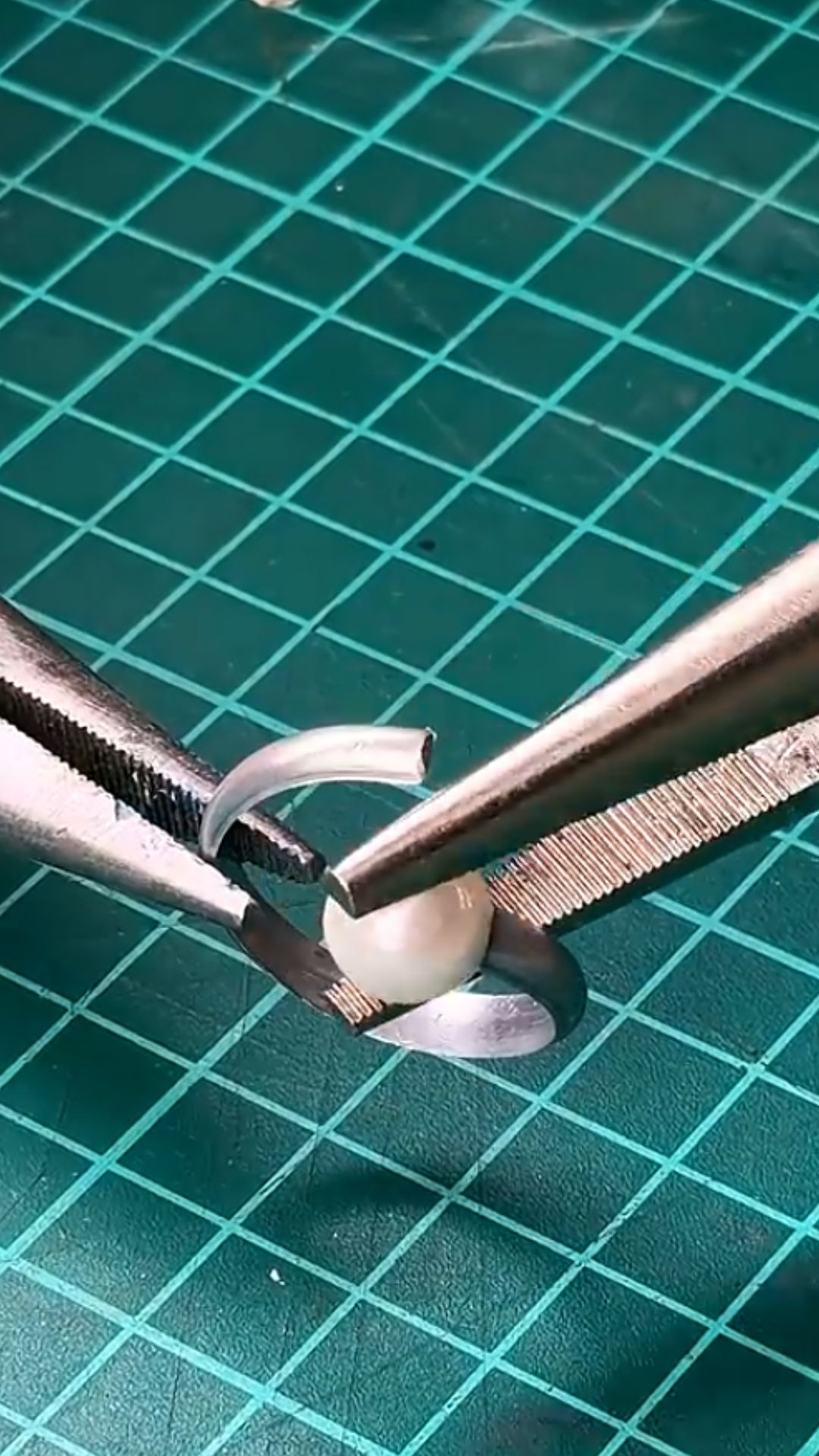 Turning a stuck earring into a beautiful ring