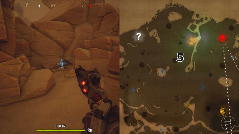 All Far Far West desert grave locations