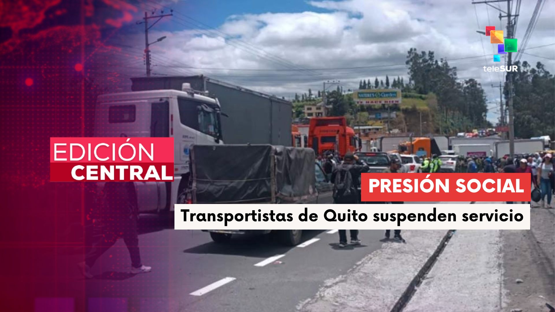 Quito en paro de transporte por eliminación de subsidios