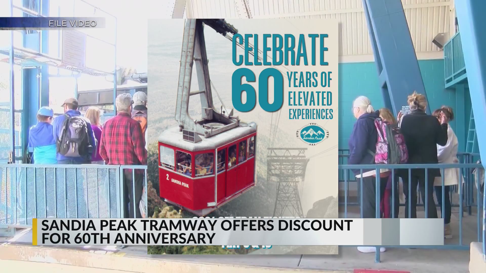 Sandia Peak Tramway offers discount for 60th anniversary