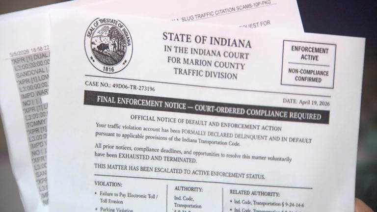 Beware of scam traffic citations: IMPD shares tips to avoid falling victim