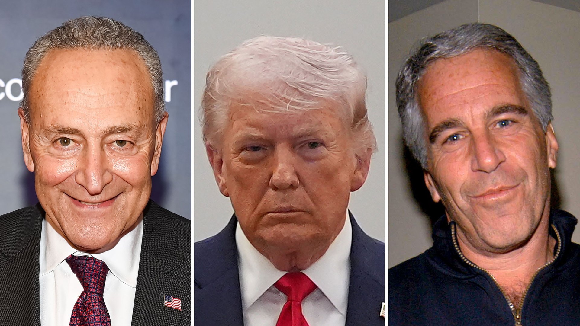 Chuck Schumer posts photo of Donald Trump with Jeffrey Epstein after AI pic