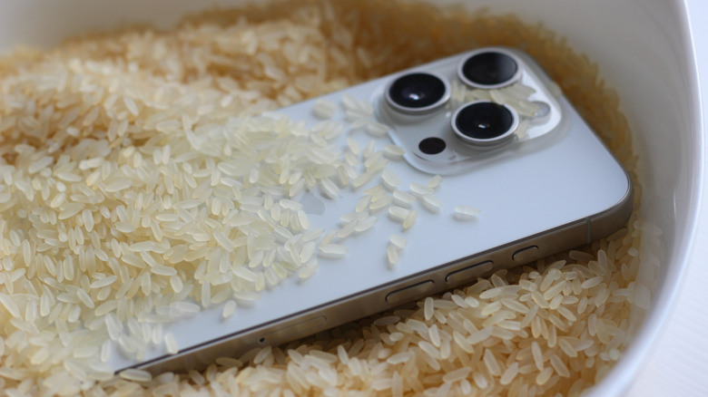 Drying your phone in rice is actually a myth - here's why