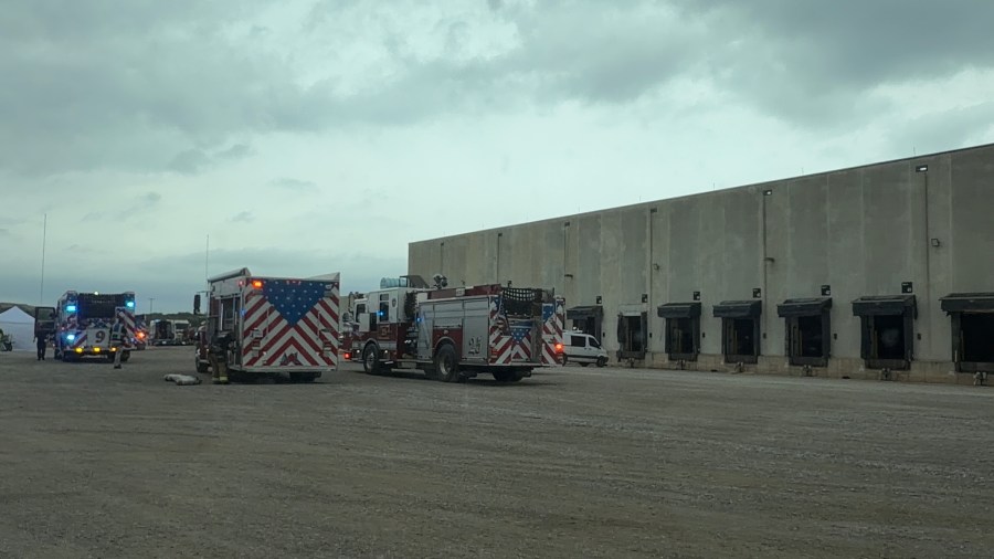 Fire crews knock down lithium-ion battery fire at warehouse
