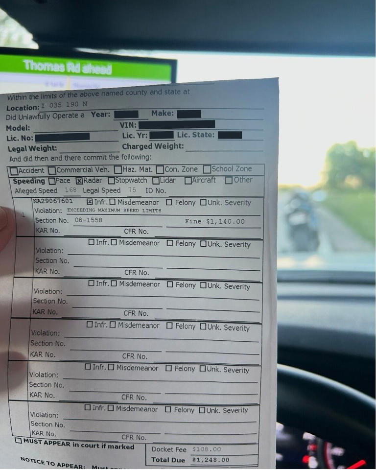 Motorcyclist in Franklin County fined for driving almost 100 mph over ...