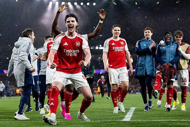 Declan Rice nói gì sau khi Arsenal giành vé chung kết Champions League