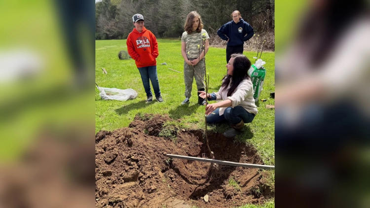 Fifth grader kickstarts community orchard project in Factoryville