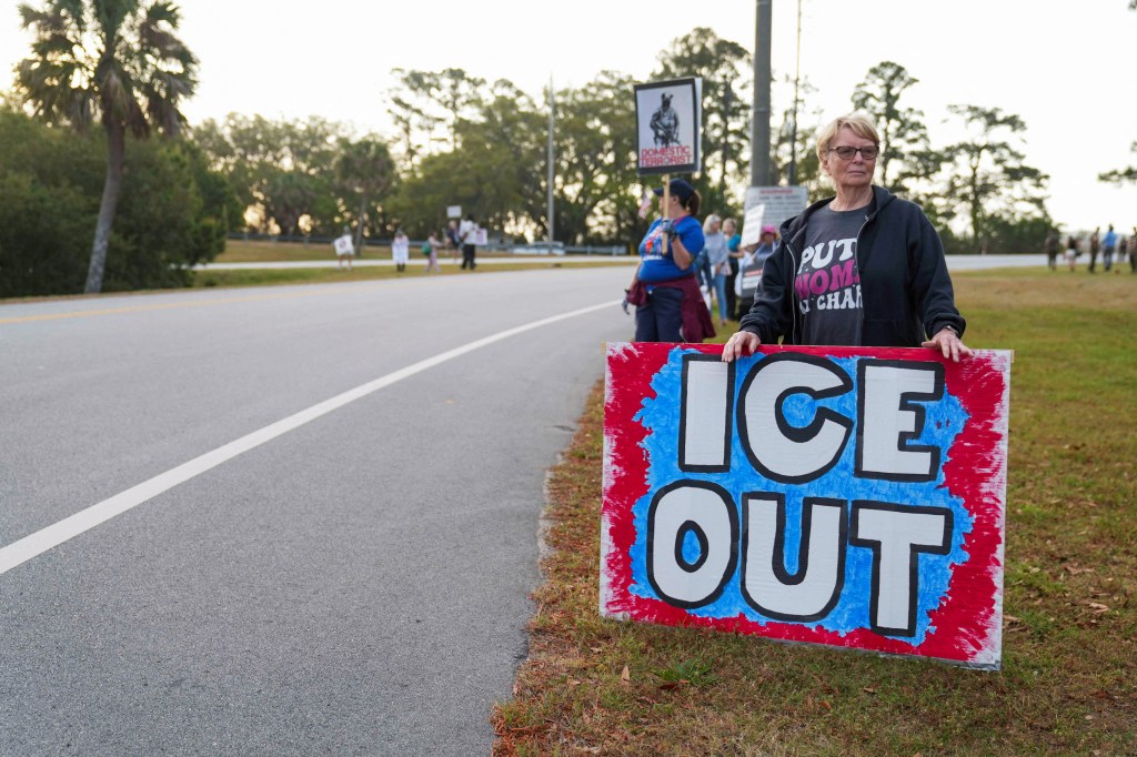 Anti-ICE signs are literal virtue signals — and nothing more
