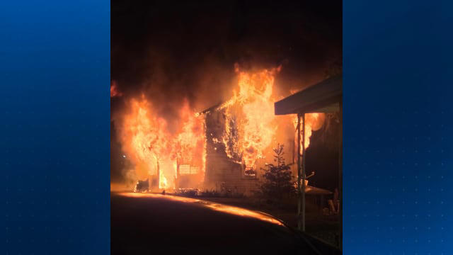 House engulfed in flames in Westmoreland County
