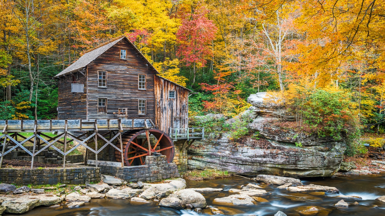 This Fayette County mill still grinds corn above a waterfall, just like ...