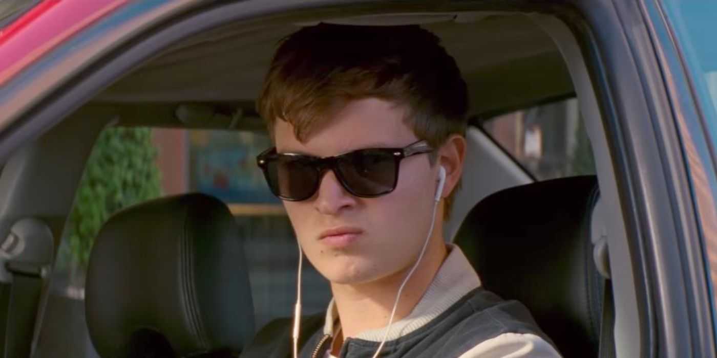 Ansel Elgort as Baby in Baby Driver.