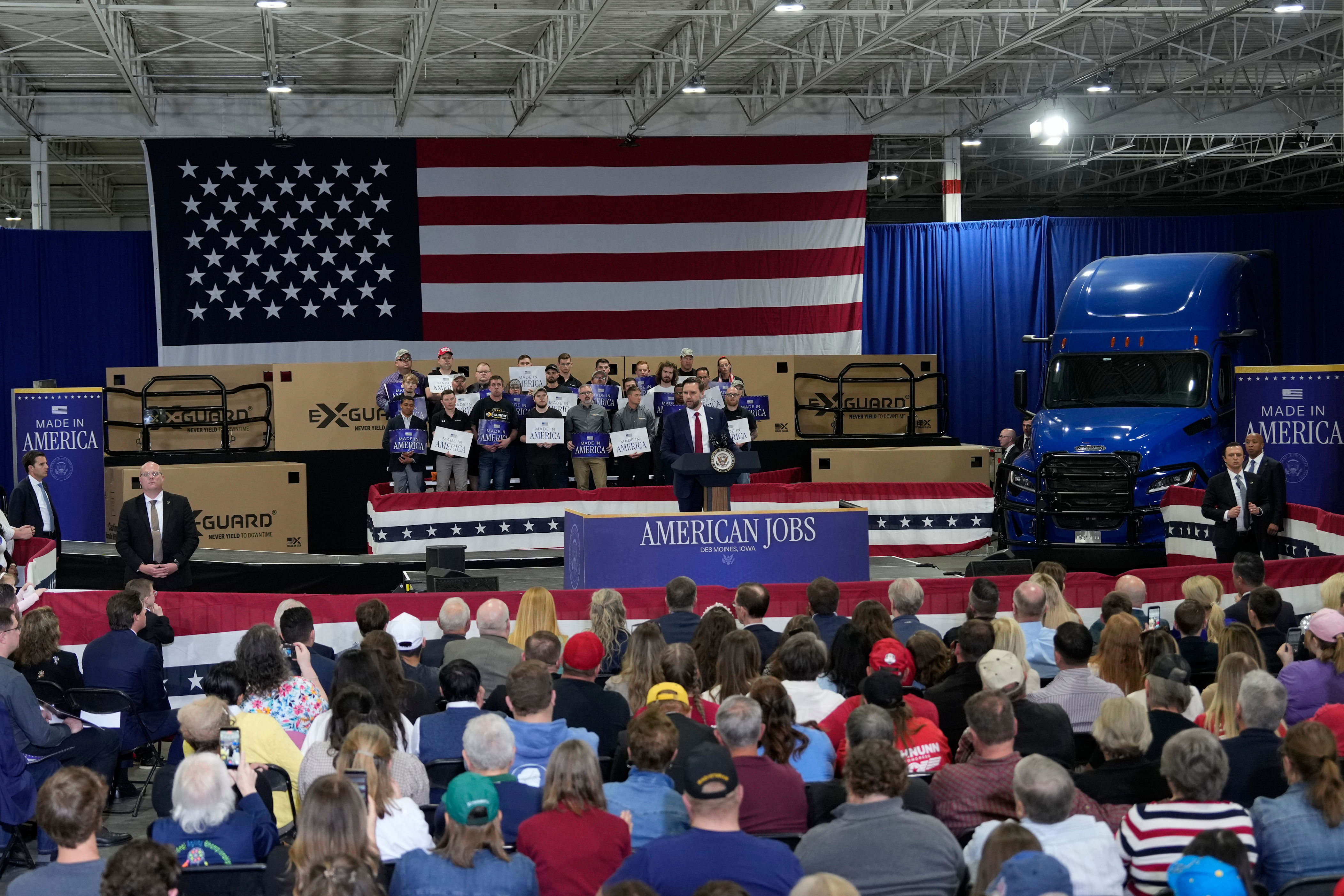 The Kamala Harris problem: Vance’s 2028 hopes hinge on Trump, Iowa ...