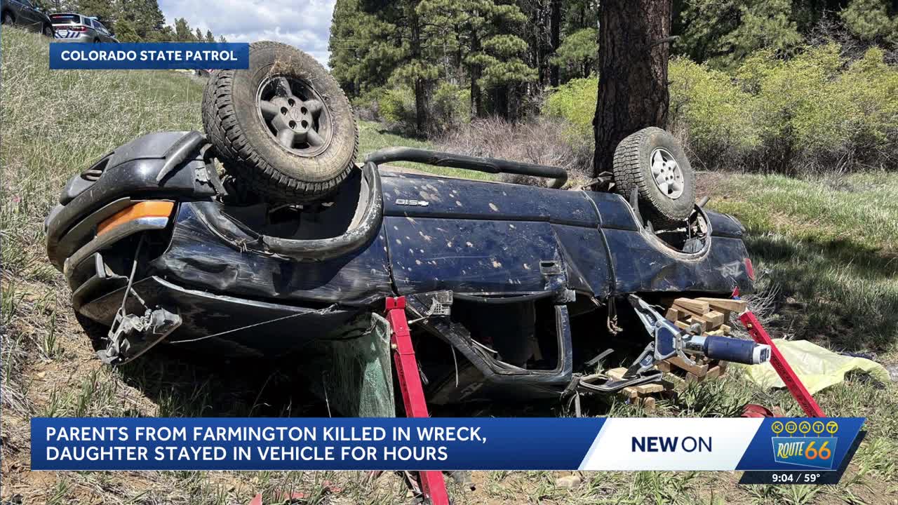 Young child rescued after two killed in Colorado highway crash
