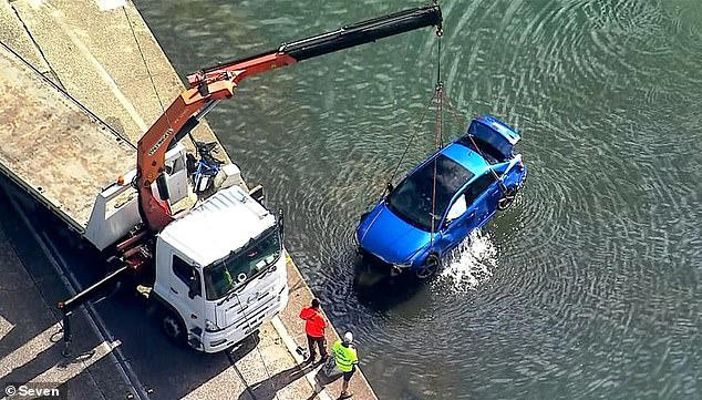 Huge development after car plunged into a weir with two young men inside
