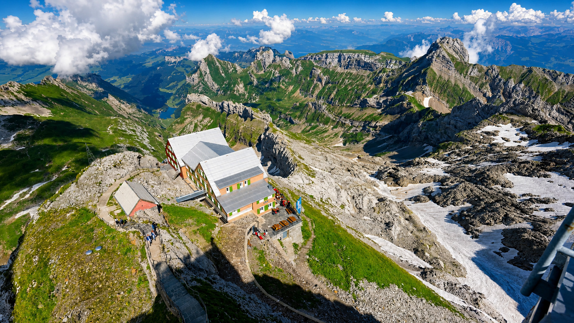 Explore the stunning mountain world of Säntis Switzerland (4K)