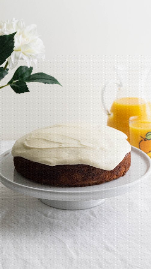 This orange olive oil cake is light airy and full of fresh citrus flavor