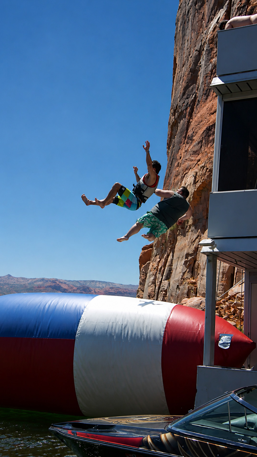 How this launch stunt is performed safely on set
