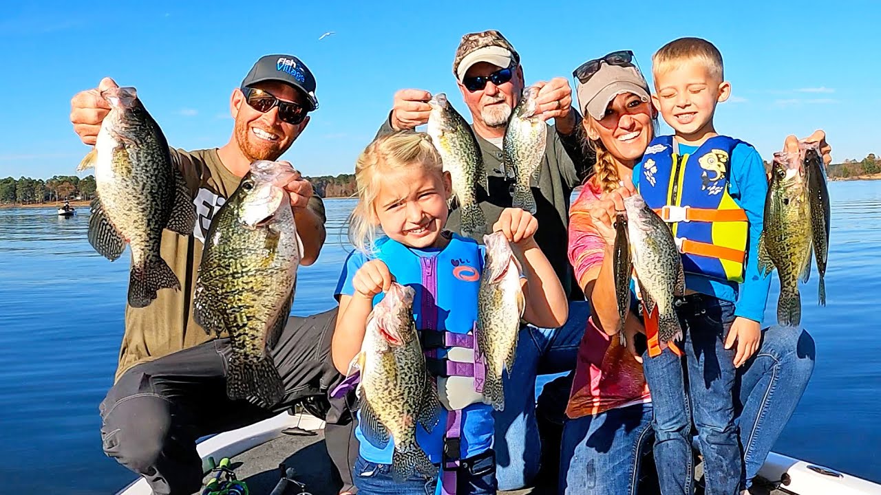 How to catch and cook crappie fishing with family