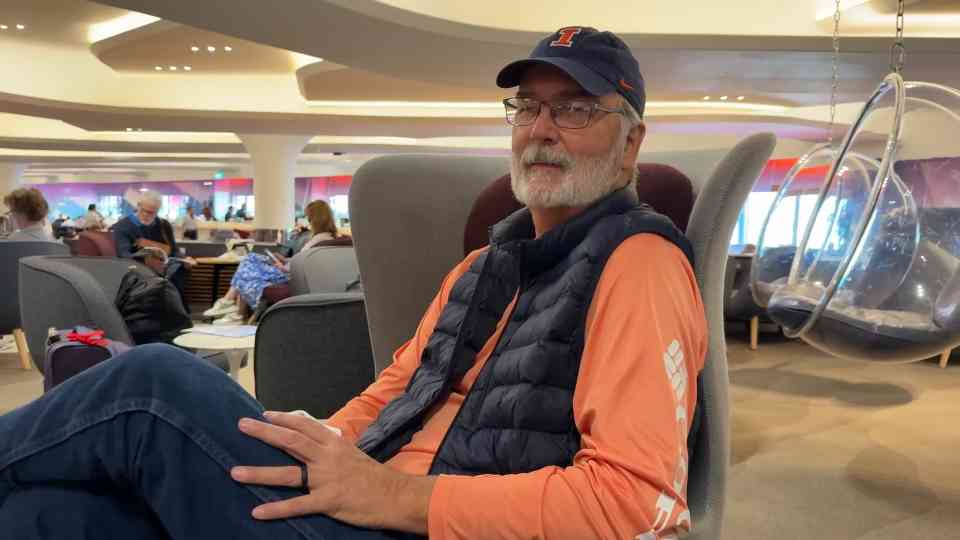 I surprised my dad with a first-class flight Virgin Atlantic London to LAX