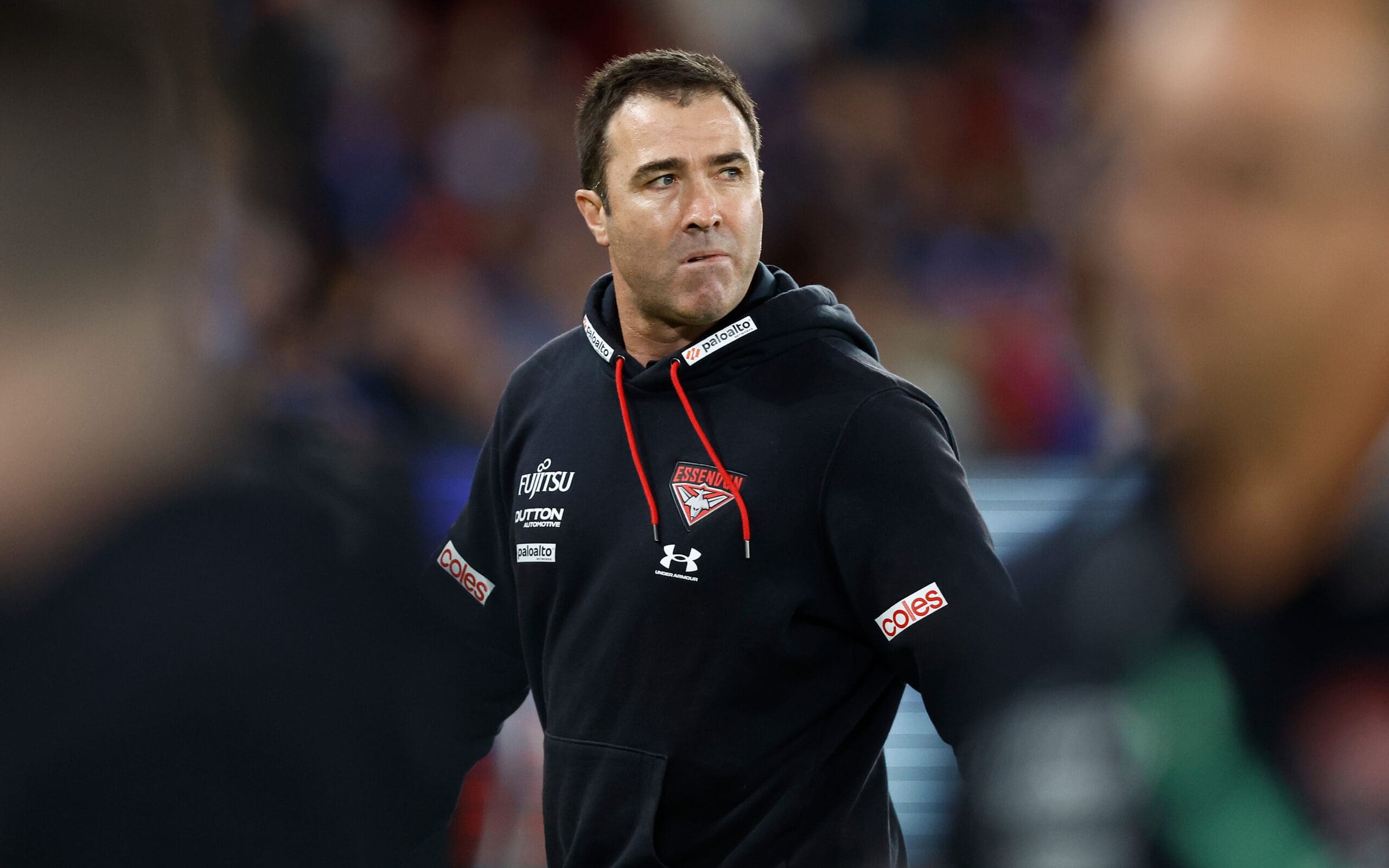 Essendon coach remains coy about banished Bomber