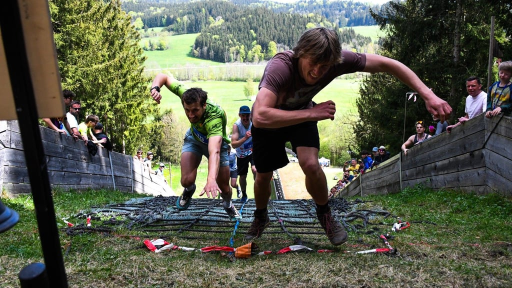 Schweißtreibende Sprints am Hasenberg