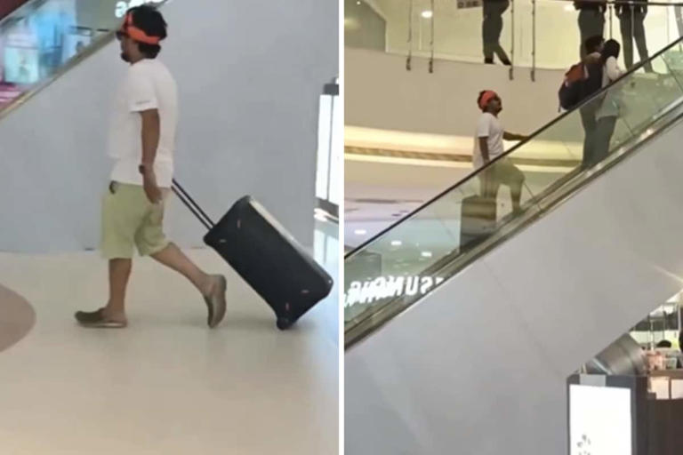 'Bharat ka baccha baccha Jai Shri Ram bolega': Man walks through mall ...