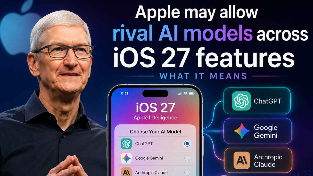 Apple may allow rival AI models across iOS 27 features: What it means
