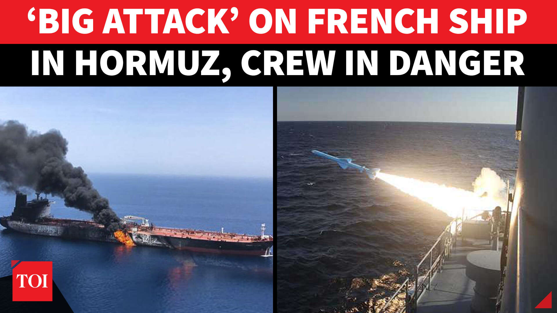 Cargo vessel hit in Strait of Hormuz as Gulf tensions continue to ...