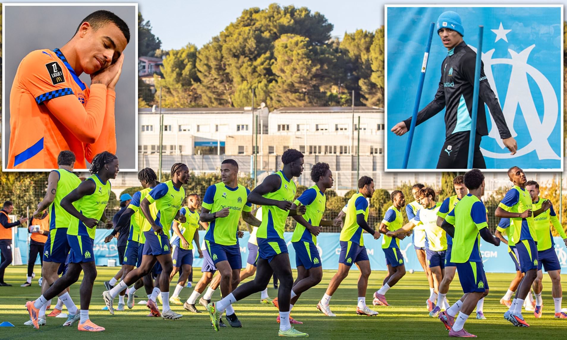 Mason Greenwood and Marseille team-mates 'are forced to sleep at ...