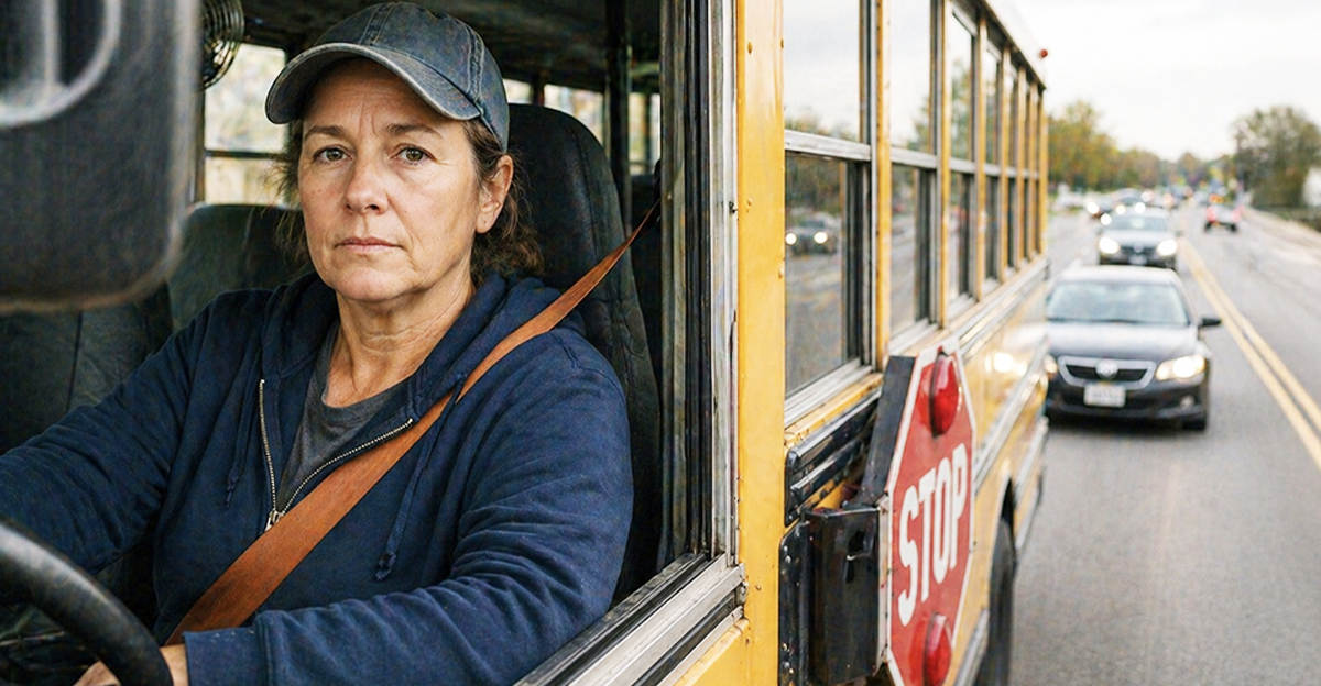 I started driving a school bus last month, but people run my stop sign ...