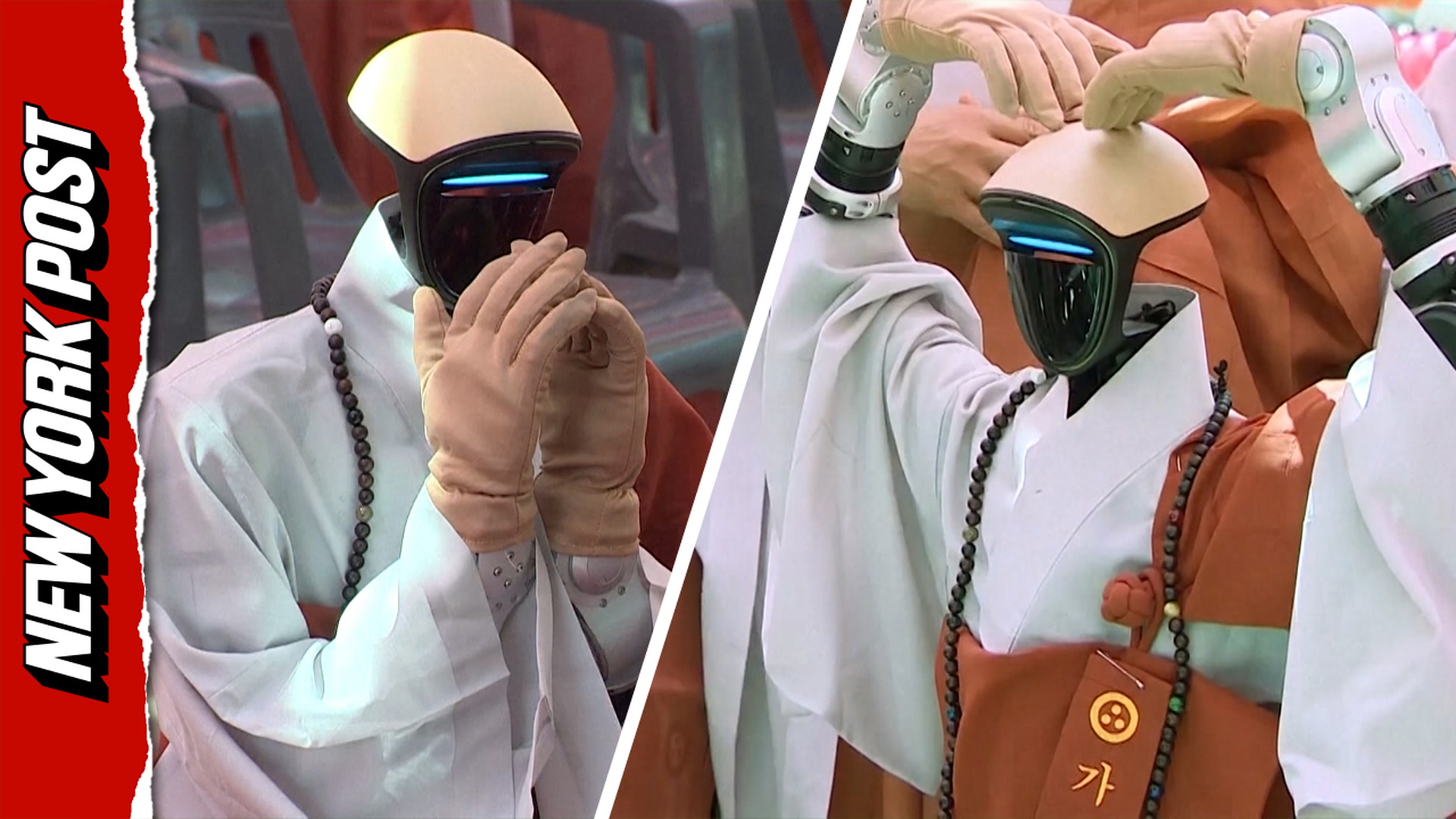 Robot becomes Buddhist monk in South Korea: 'I will devote myself'