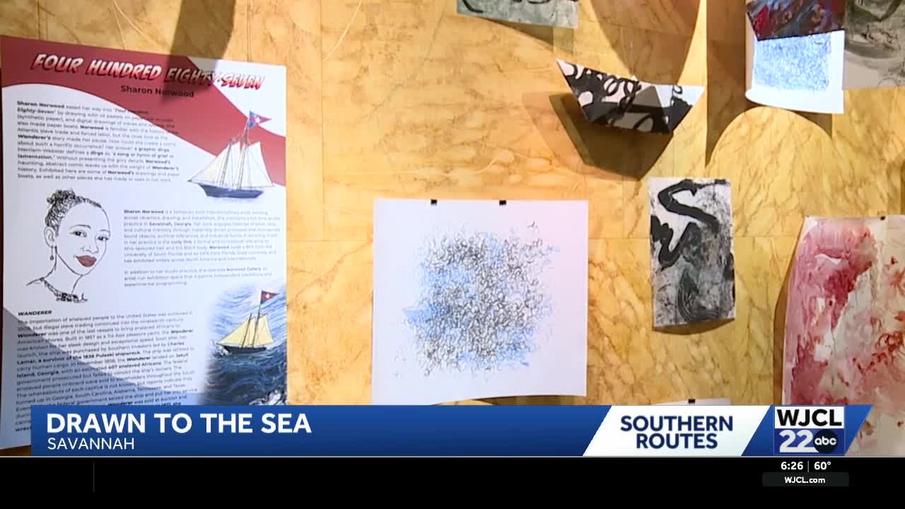 Drawn to the Sea exhibit now open at Ships of the Sea Museum