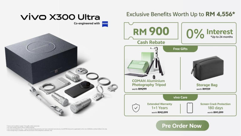 Vivo Malaysia expands X300 series with X300 Ultra and X300 FE dubbed ...