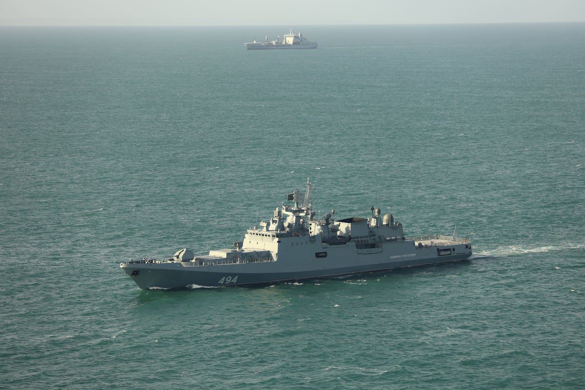 Royal Navy ends month-long shadowing of Russian frigate