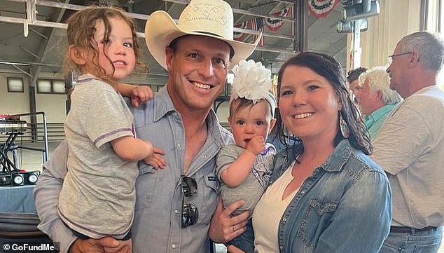 Presley Whitaker, the wife of Montana State University rodeo team coach Kyle Whitaker, lost her hand in a freak accident when a horse dragged her by a rope into a fence