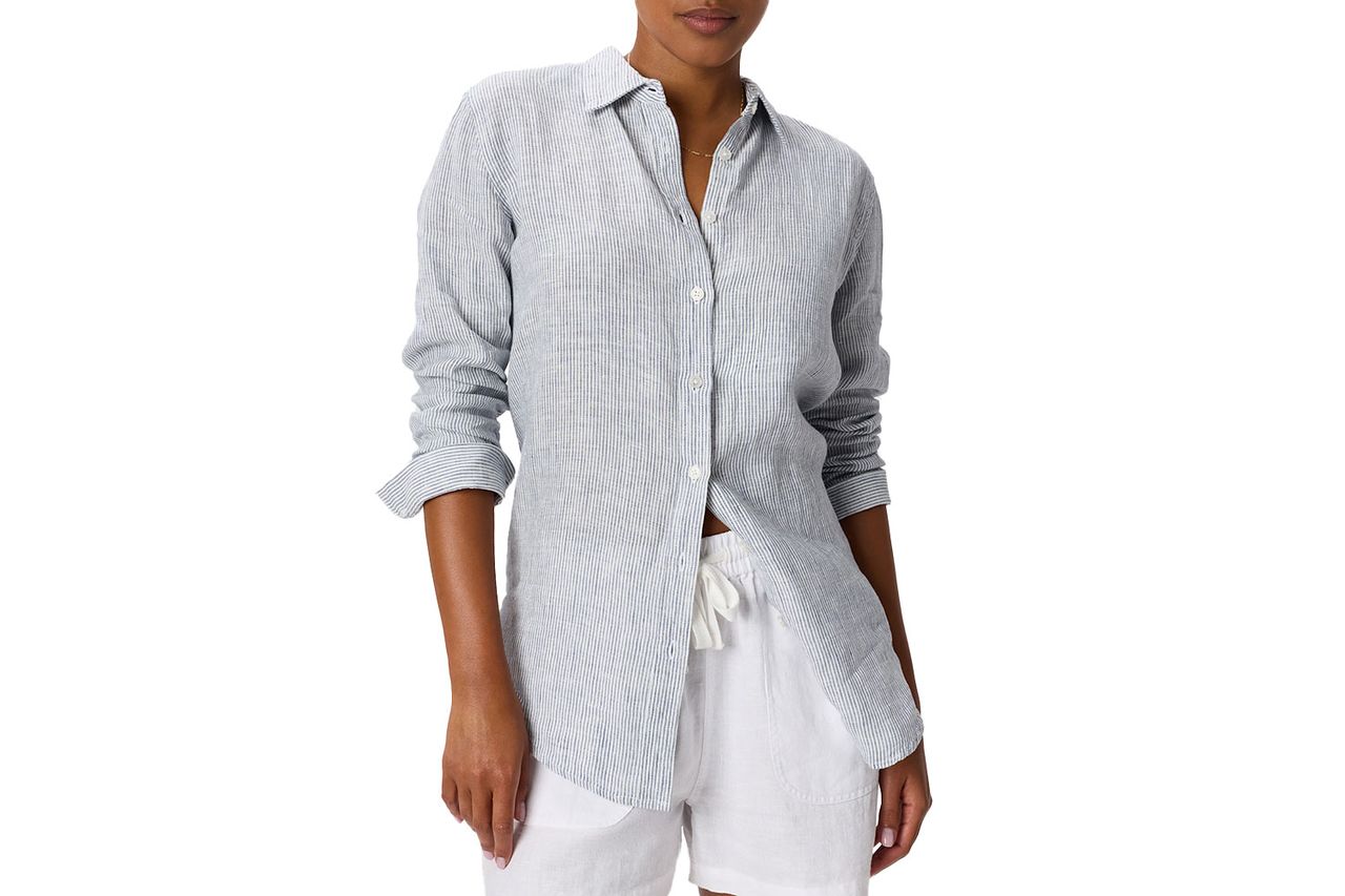 100% European Linen Long Sleeve Shirt