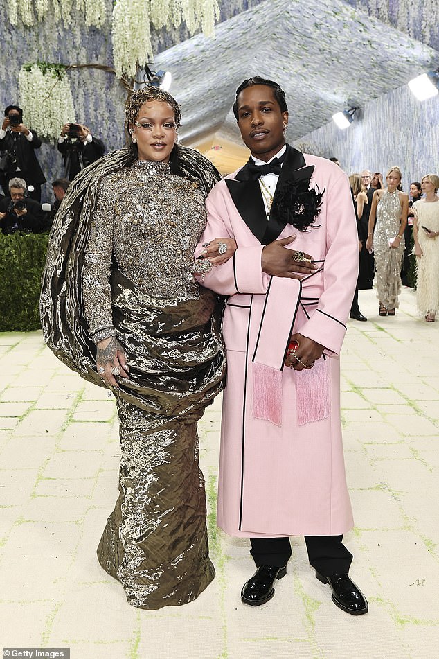 Rihanna and A$AP Rocky are spotted having a tense Met Gala debrief on ...