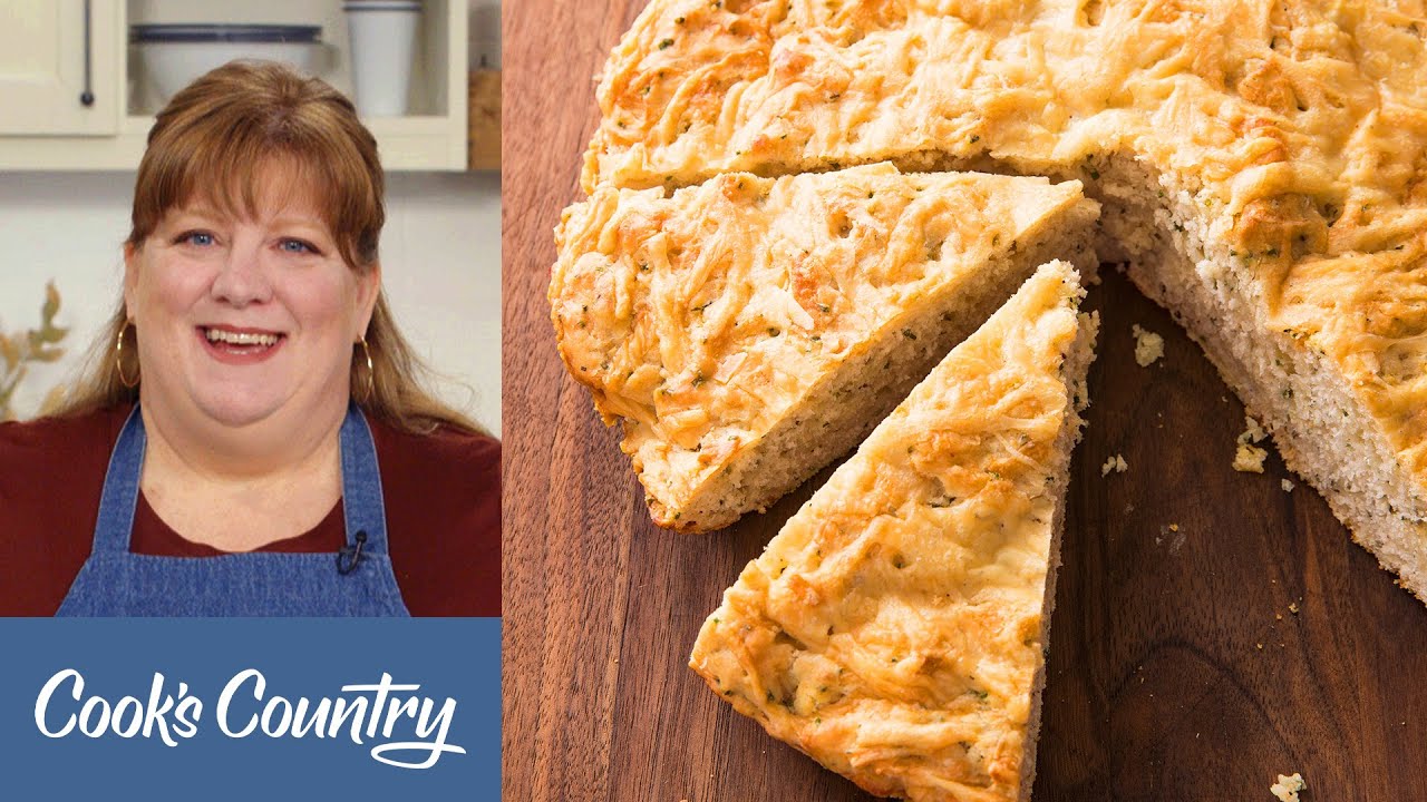 Cast iron beer-batter cheese bread: Gooey, crispy, irresistible