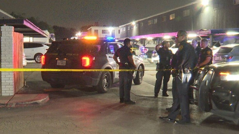 Man with felony warrants fatally shot after firing at officers, police say