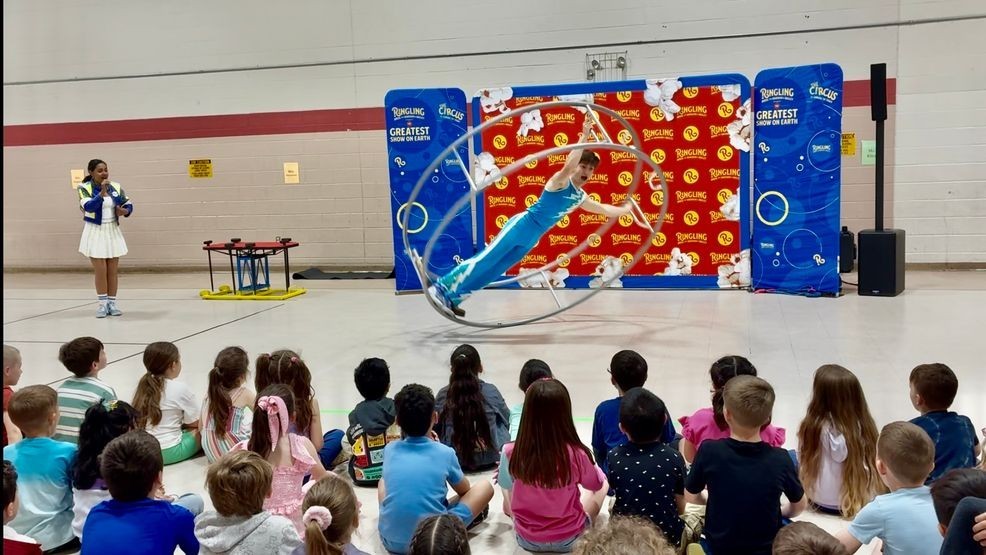 Ringling Bros. and Barnum & Bailey Circus performs for students ahead ...